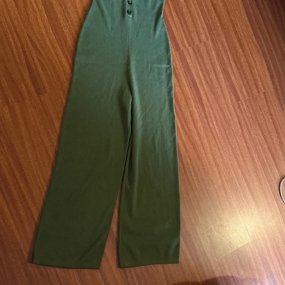 Sezane Olive Green Jumpsuit - Picture 6 of 12